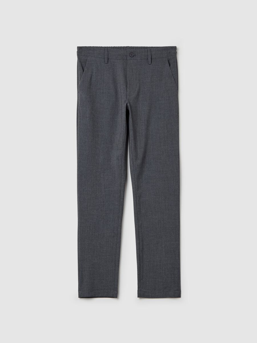 Jogger trousers with drawstring inside_4
