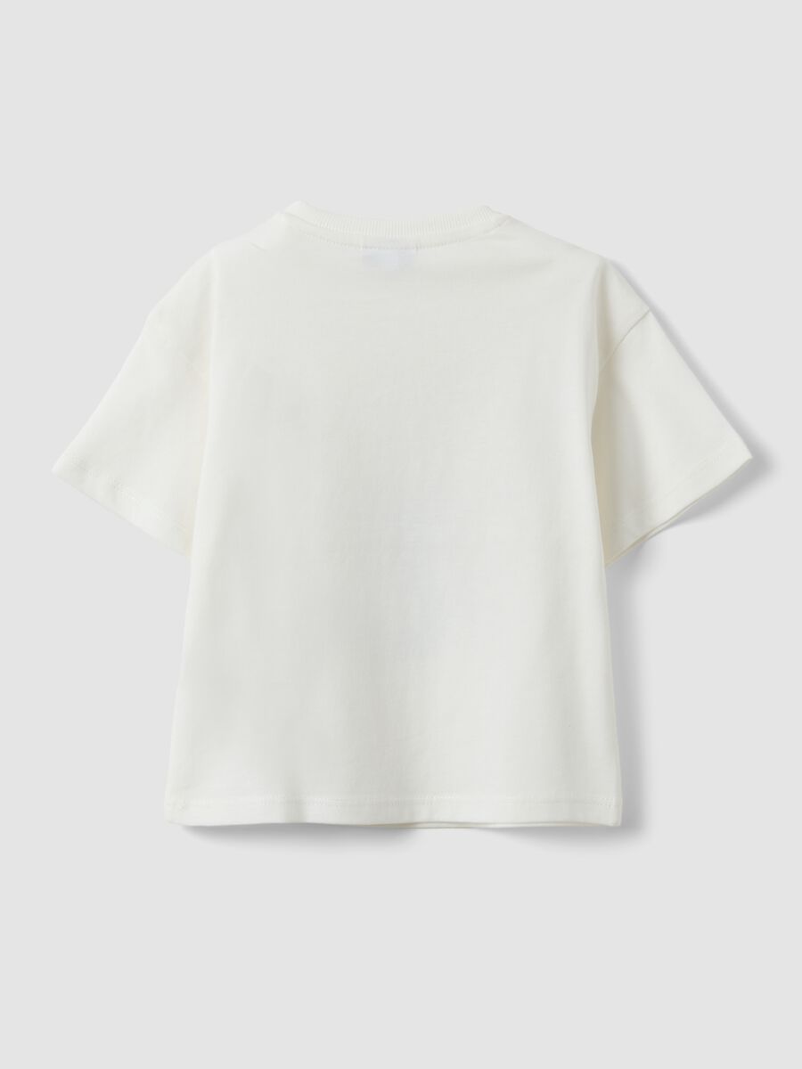 White short-sleeve pure cotton T-shirt_1
