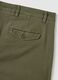 Slim fit green stretch cotton trousers_5