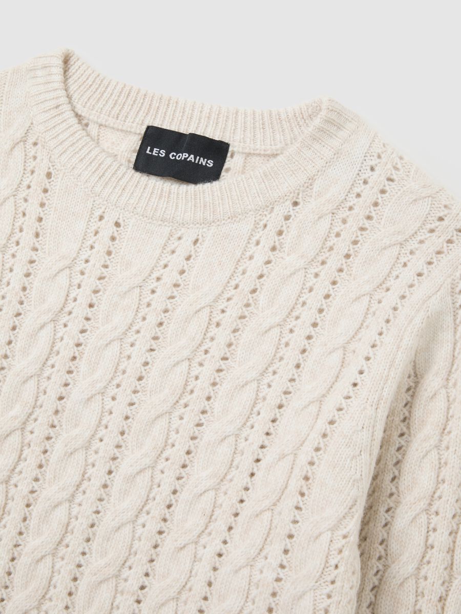 Beige Regular Fit Sweater_5