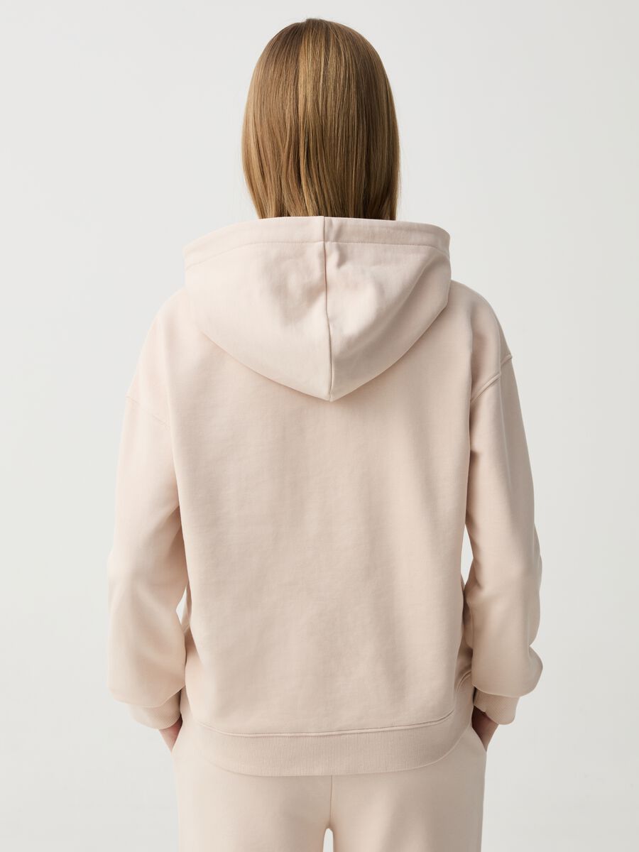 Essential sweatshirt with hood and print_2