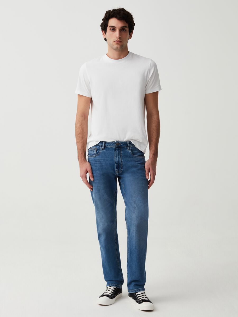 Comfort-fit stretch jeans_0