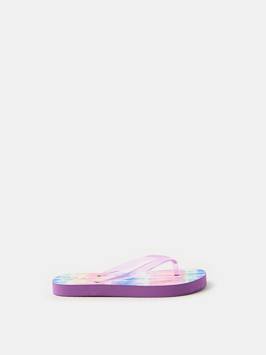 Flip flops with tie-dye pattern_0
