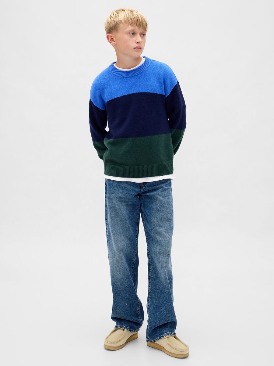 Multicolour Striped Jumper_1