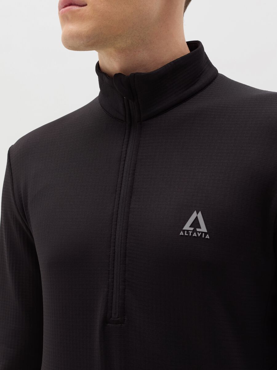 Waffle pile half-zip ALTAVIA WITH DEBORAH COMPAGNONI_2