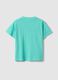 Children's regular fit pure cotton blue t-shirt with pocket_1