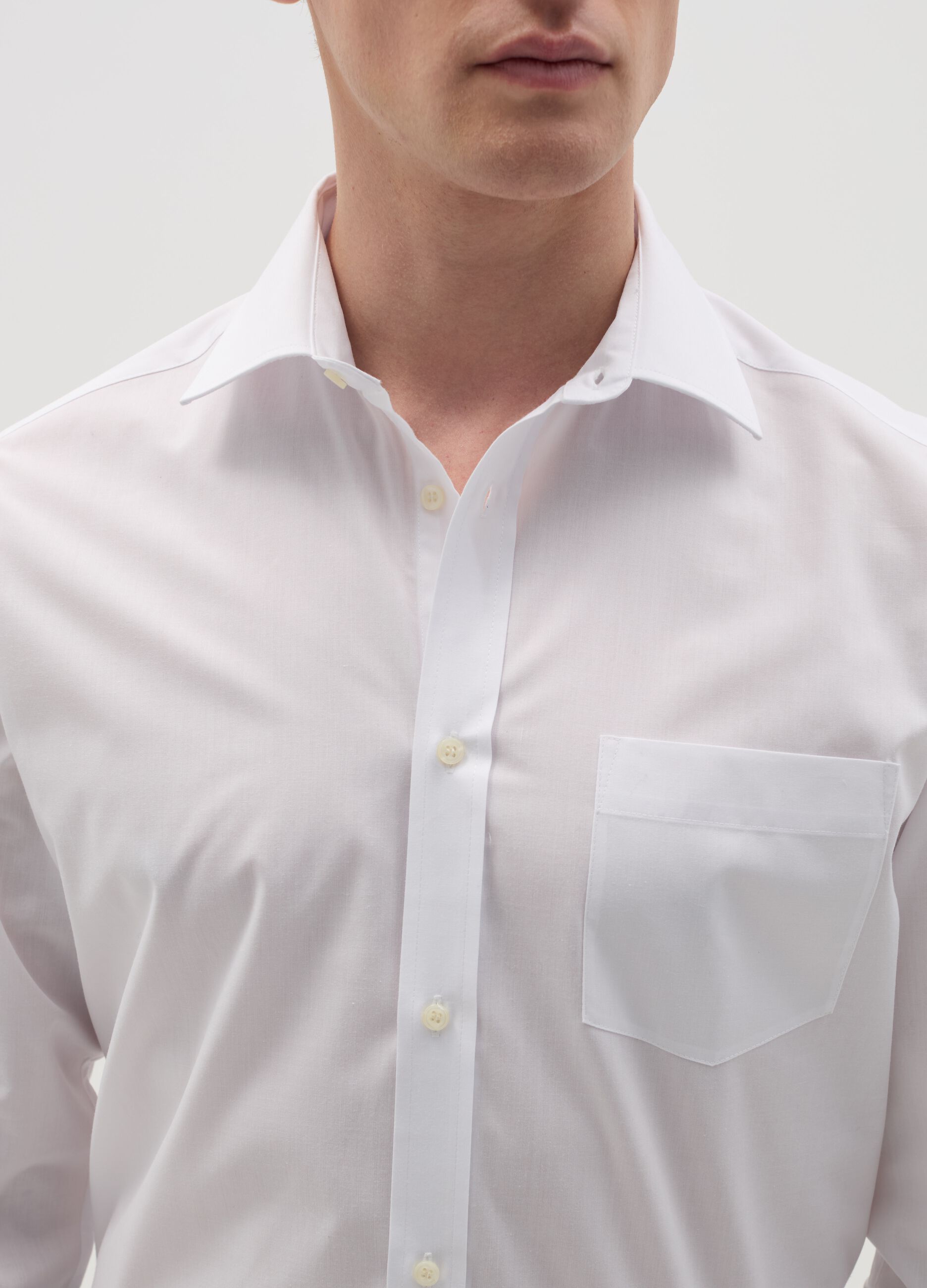Regular-fit easy-iron shirt