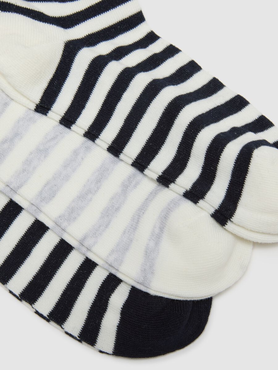 Multicolour stretch cotton blend socks multipack_1