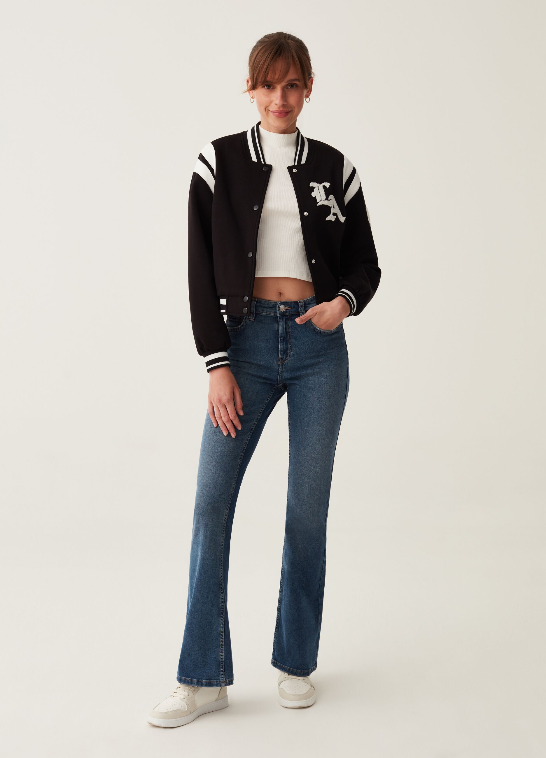 Jeans flare fit stretch_0