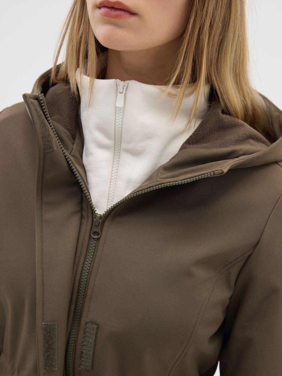 Brown Regular Fit Jacket_3