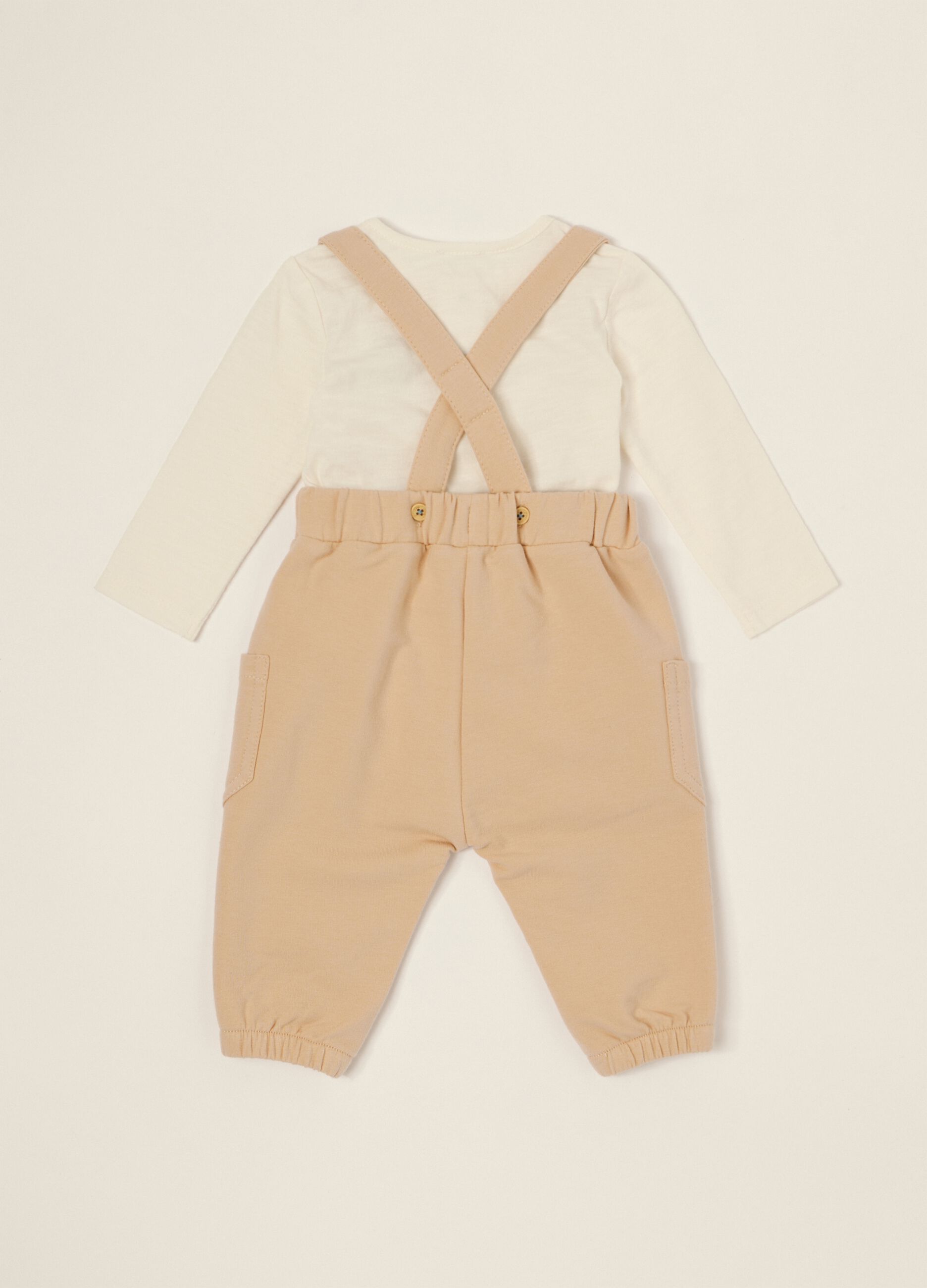 Embroidered pure cotton baby set