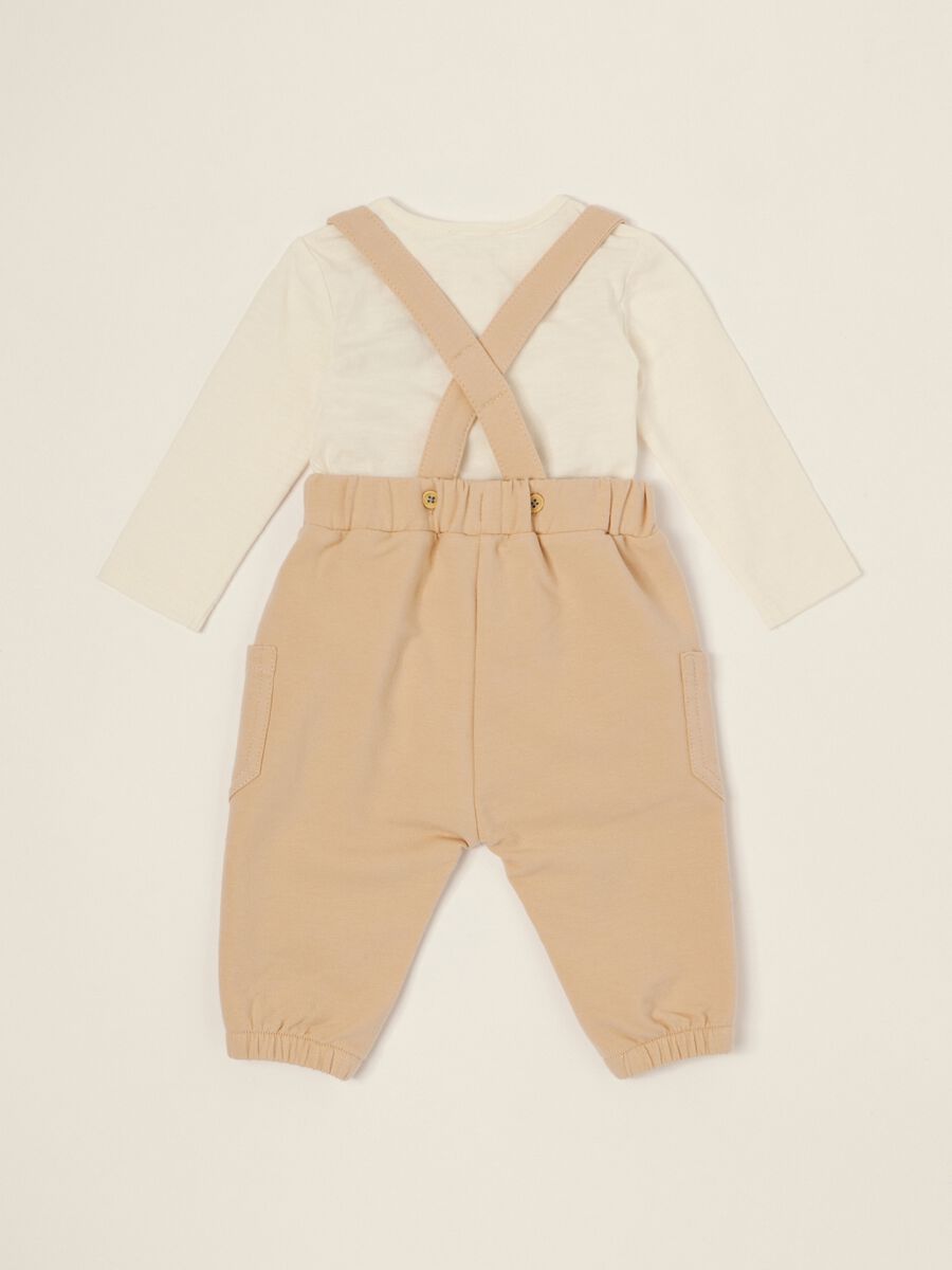 Embroidered pure cotton baby set_1