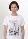 White pure cotton T-shirt with graphic print, regular fit_0