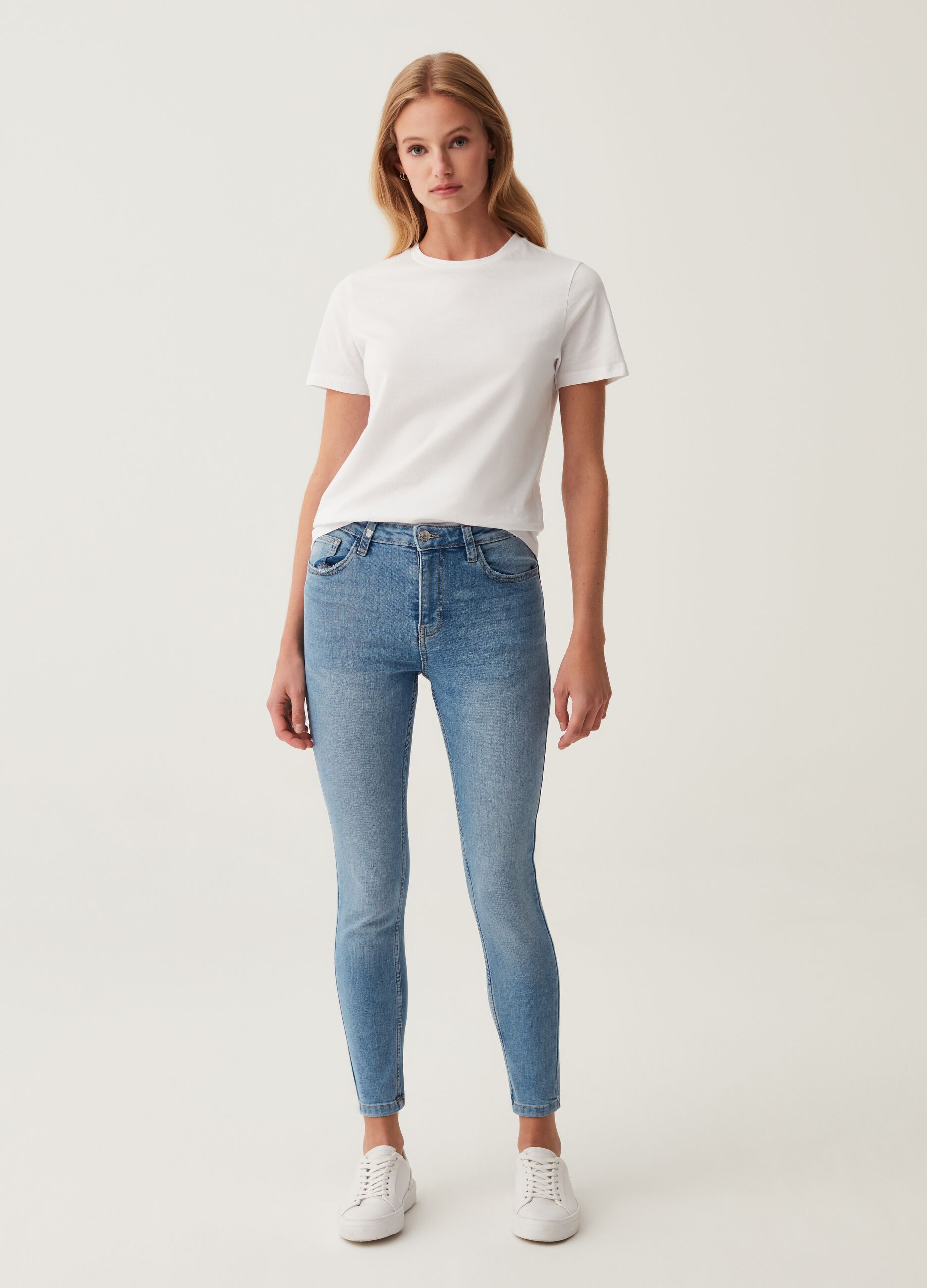 Jeans skinny fit cinque tasche_0