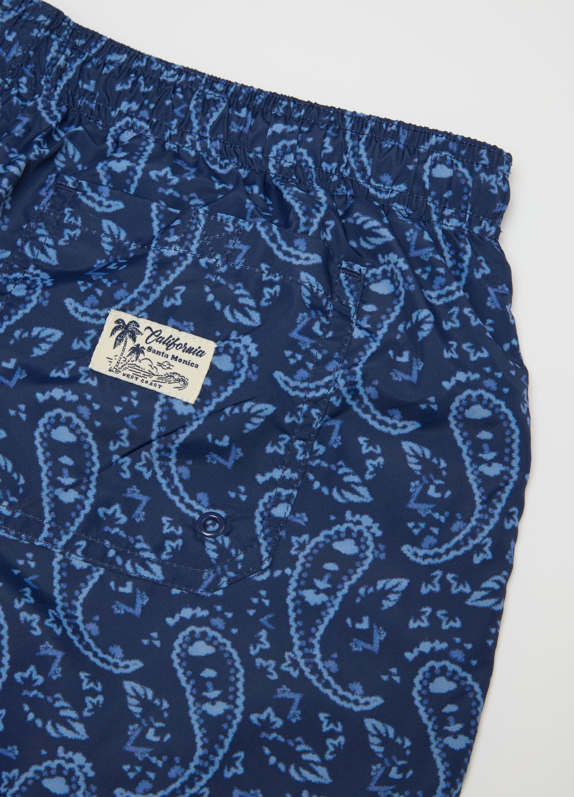 Costume da bagno da uomo in tessuto multicolor regular fit