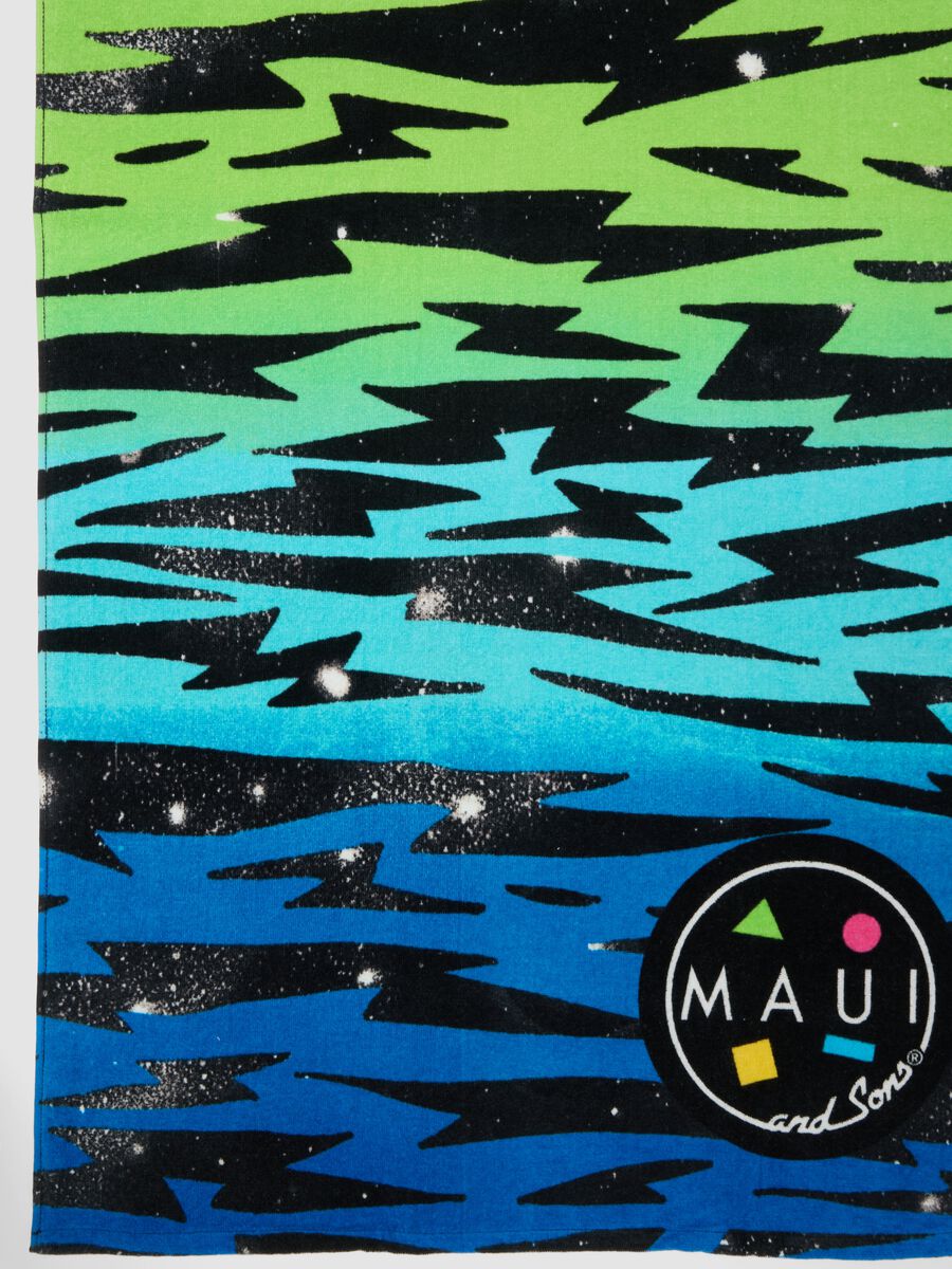 Telo mare multicolor in puro cotone_1