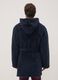 Vestaglia blu navy con cappuccio e cintura_3