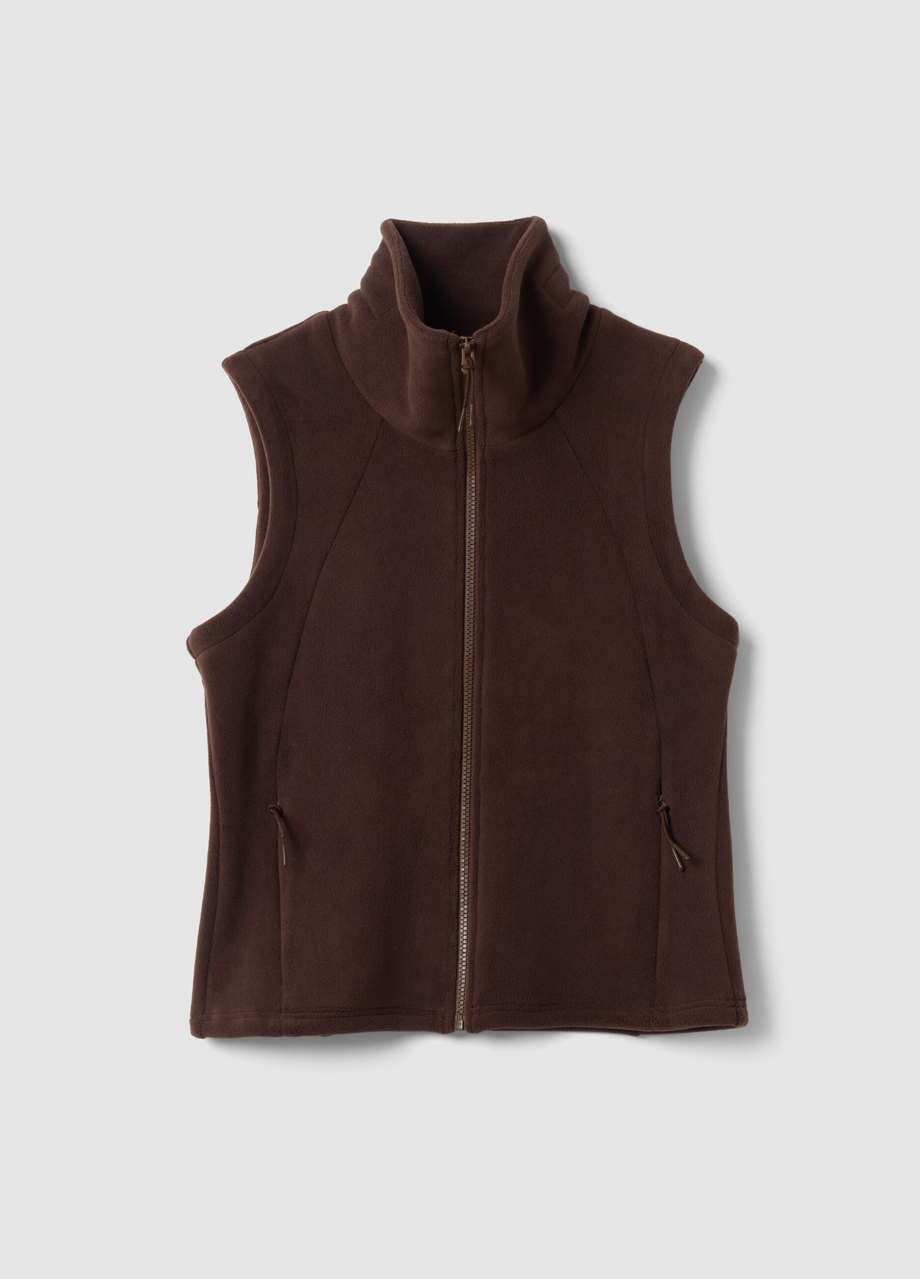 Gilet in Pile Full Zip 2 Way Stretch ALTAVIA WITH DEBORAH COMPAGNONI