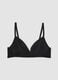 Black padded stretch-fabric bra_4