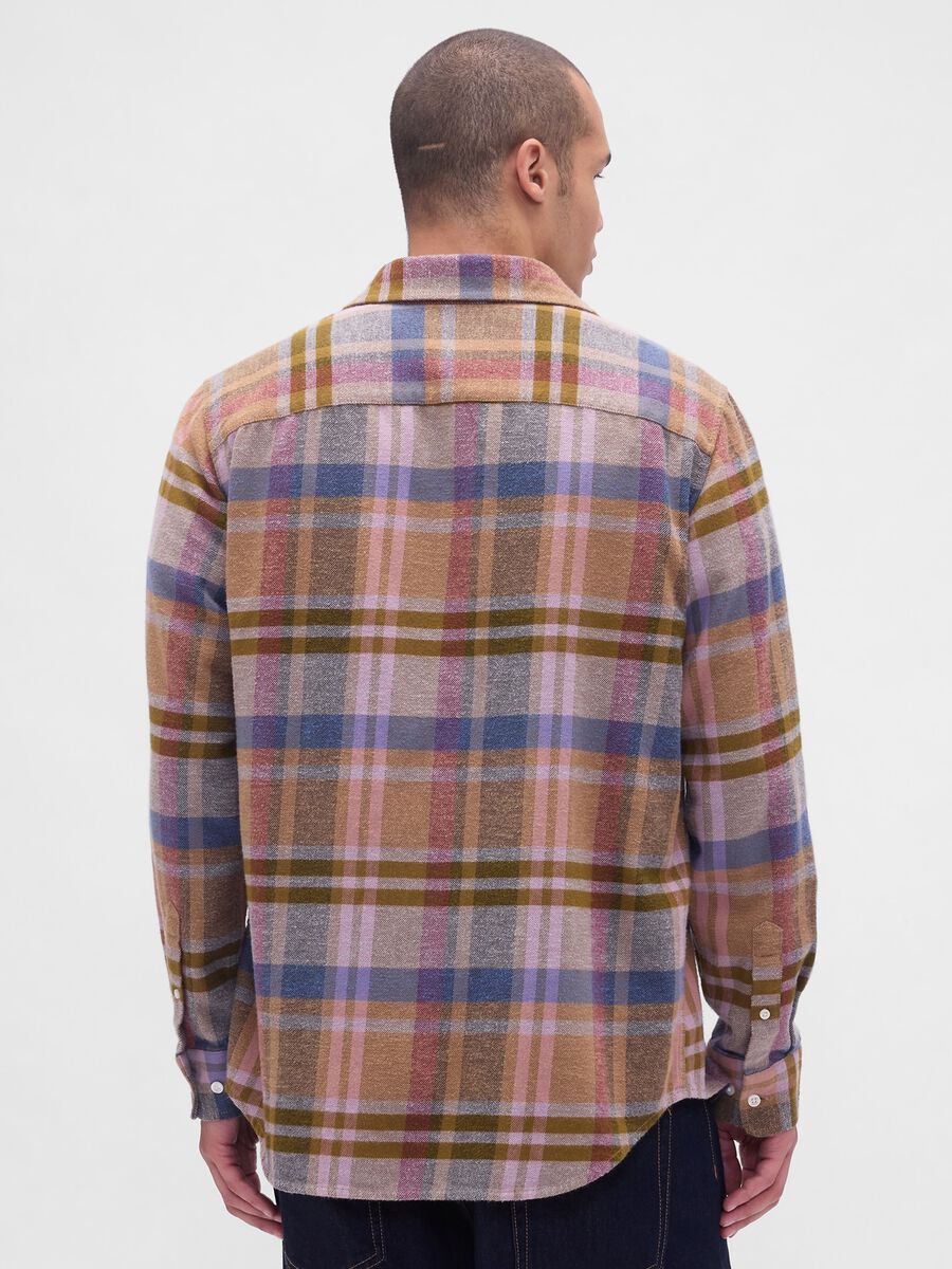 Multicolour Long Sleeve Cotton Shirt_1