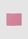 Pink knitted snood scarf_0