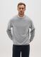 Grey regular fit pure cotton sweatshirt_0