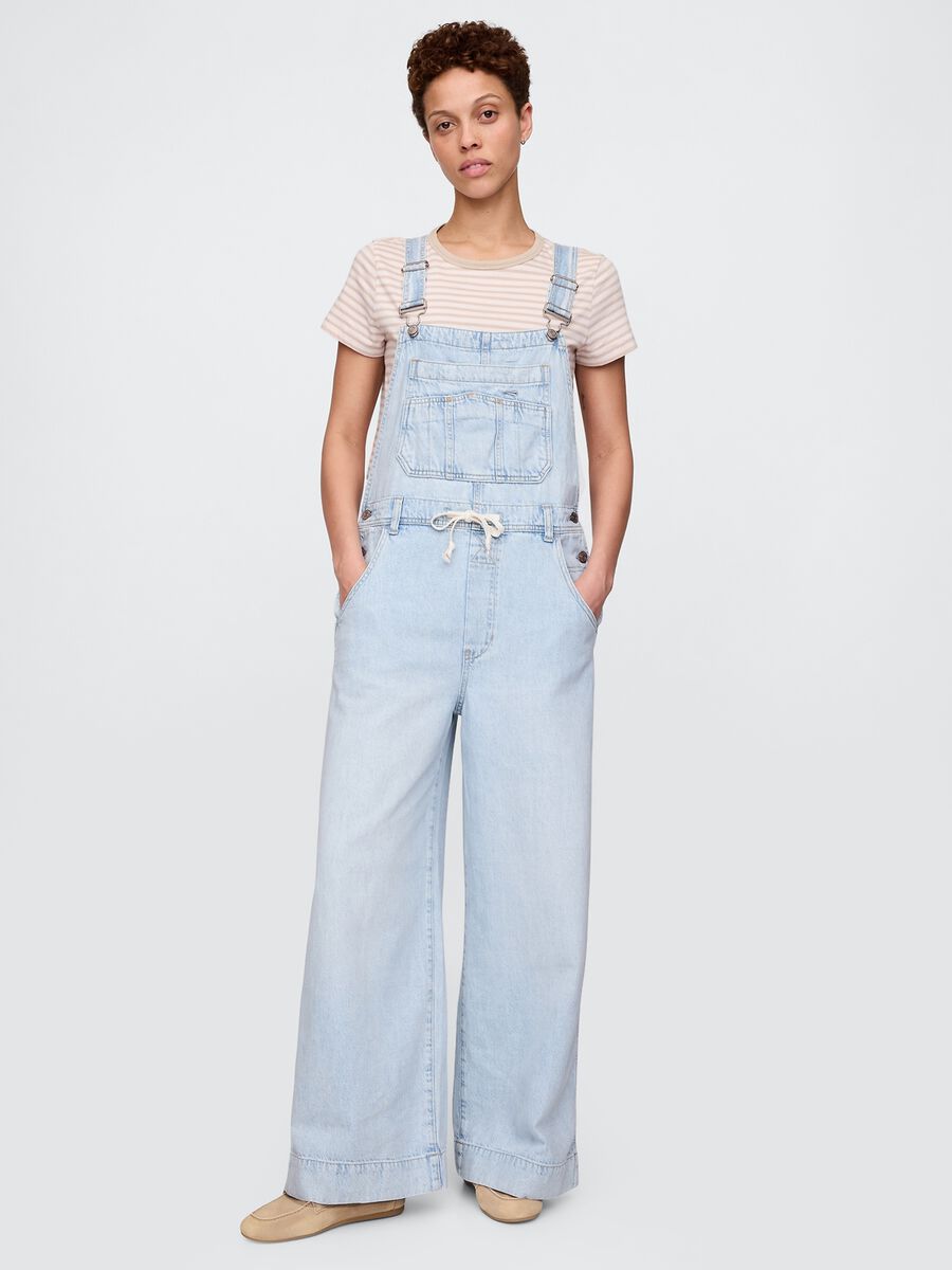 Light Denim Dungarees by Gap_0