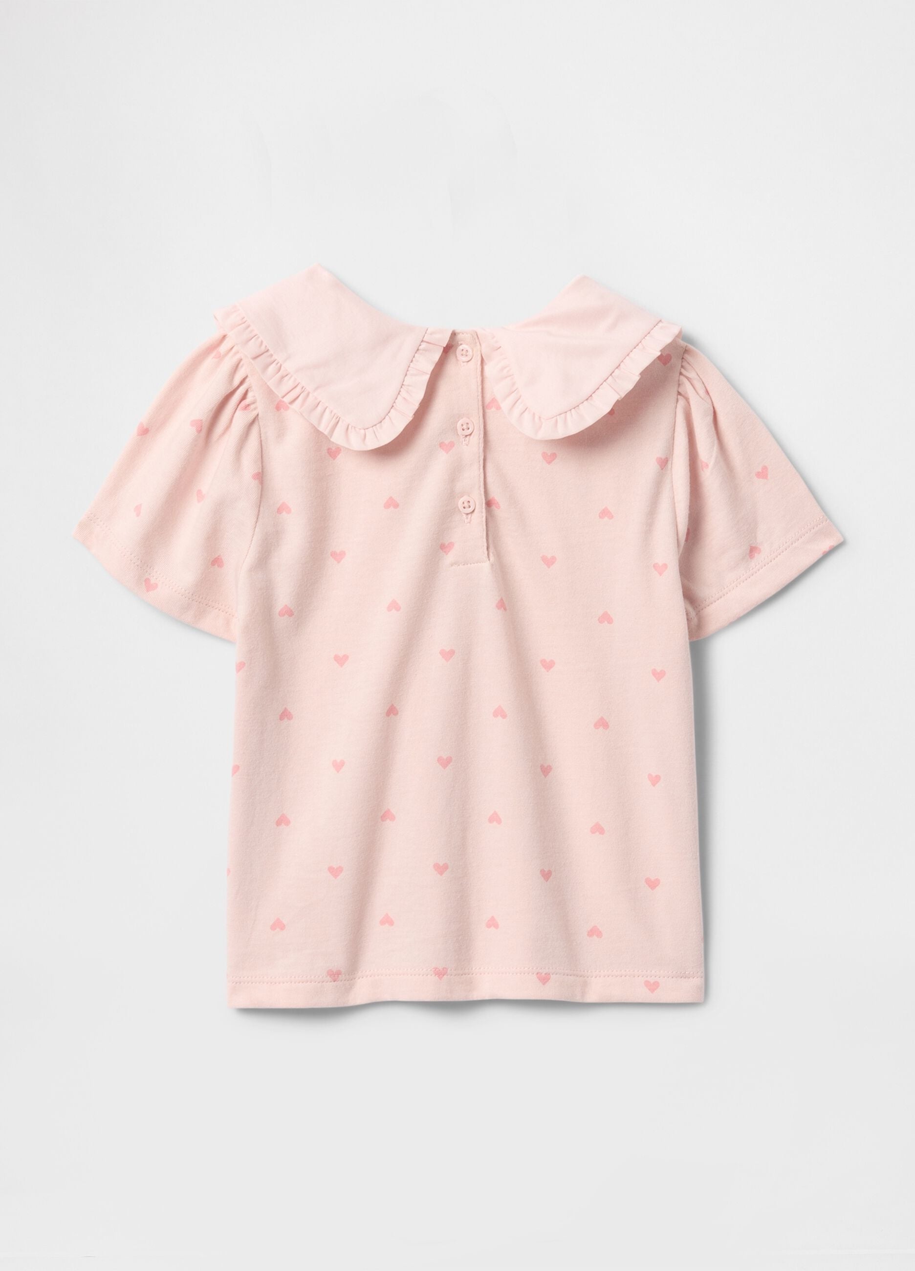 Pink Heart Pattern T-Shirt GAP Kids
