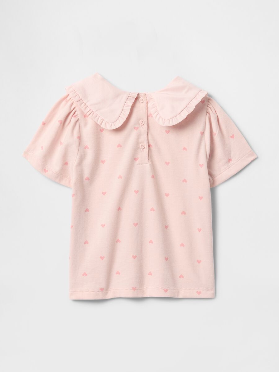 Pink Heart Pattern T-Shirt GAP Kids_1