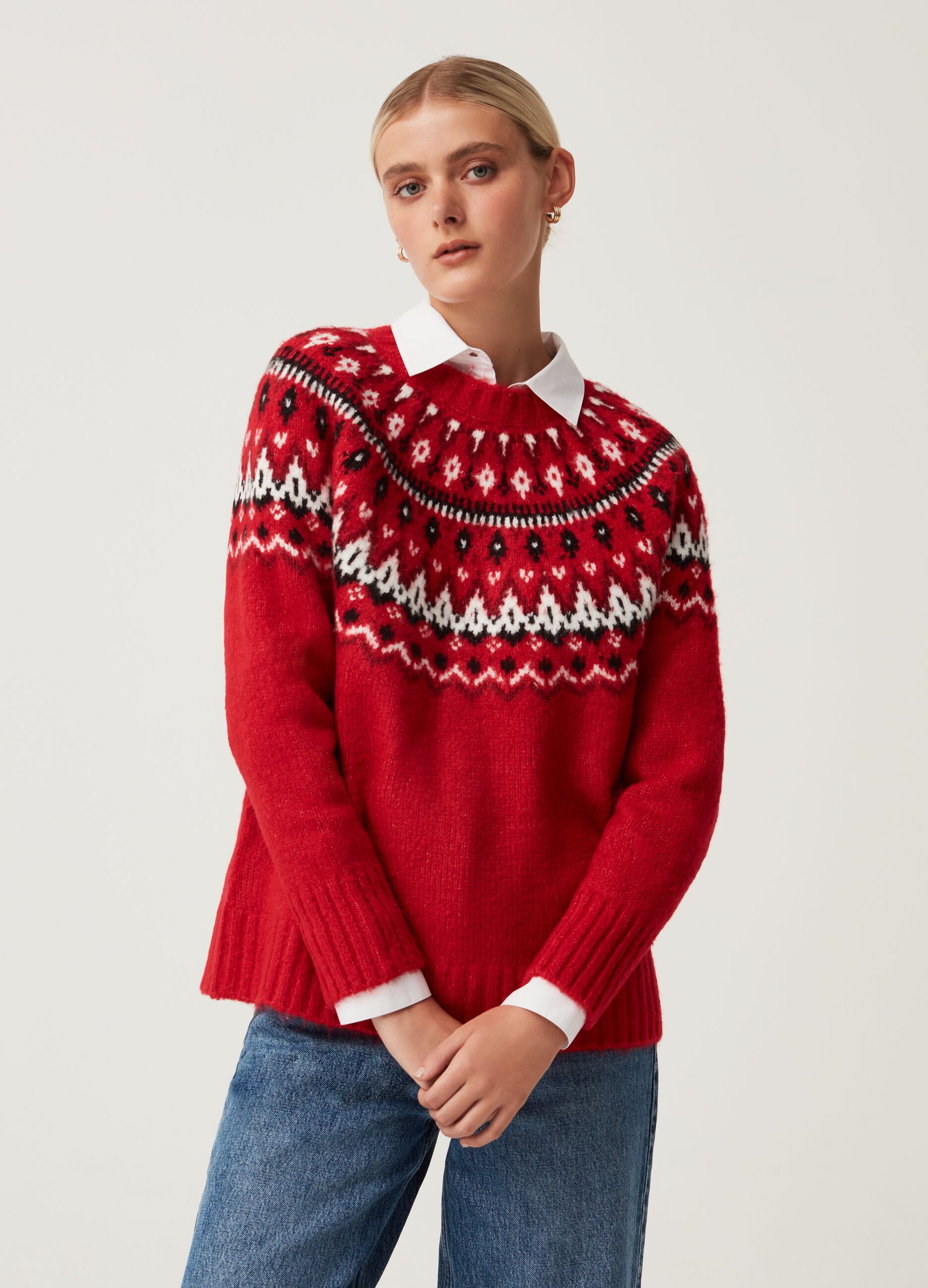 Maglie e Maglioni Donna Collo Alto Girocollo e Oversize OVS