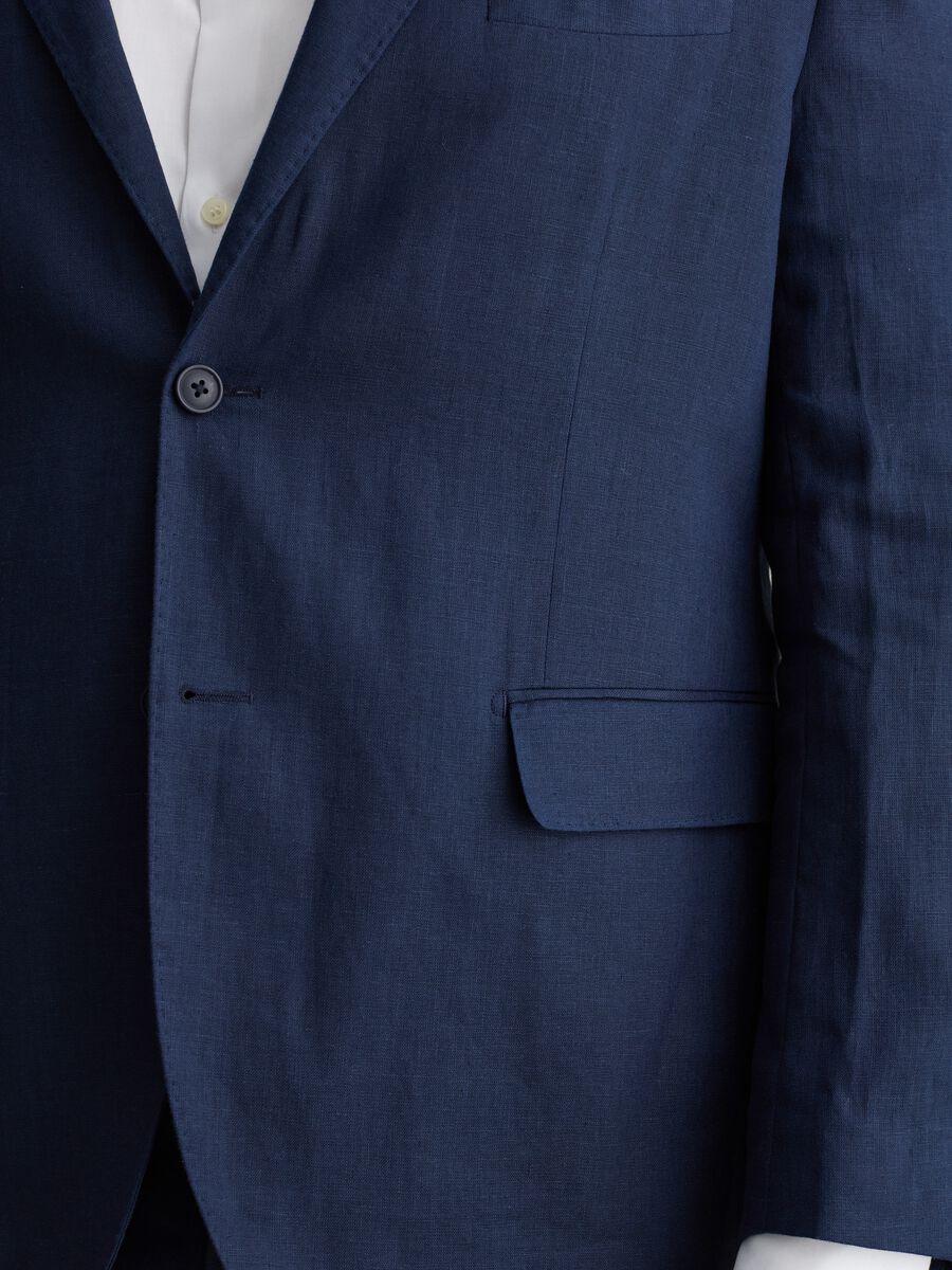 Oversized blazer in linen_3