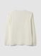 White regular-fit honeycomb viscose-blend T-shirt_2