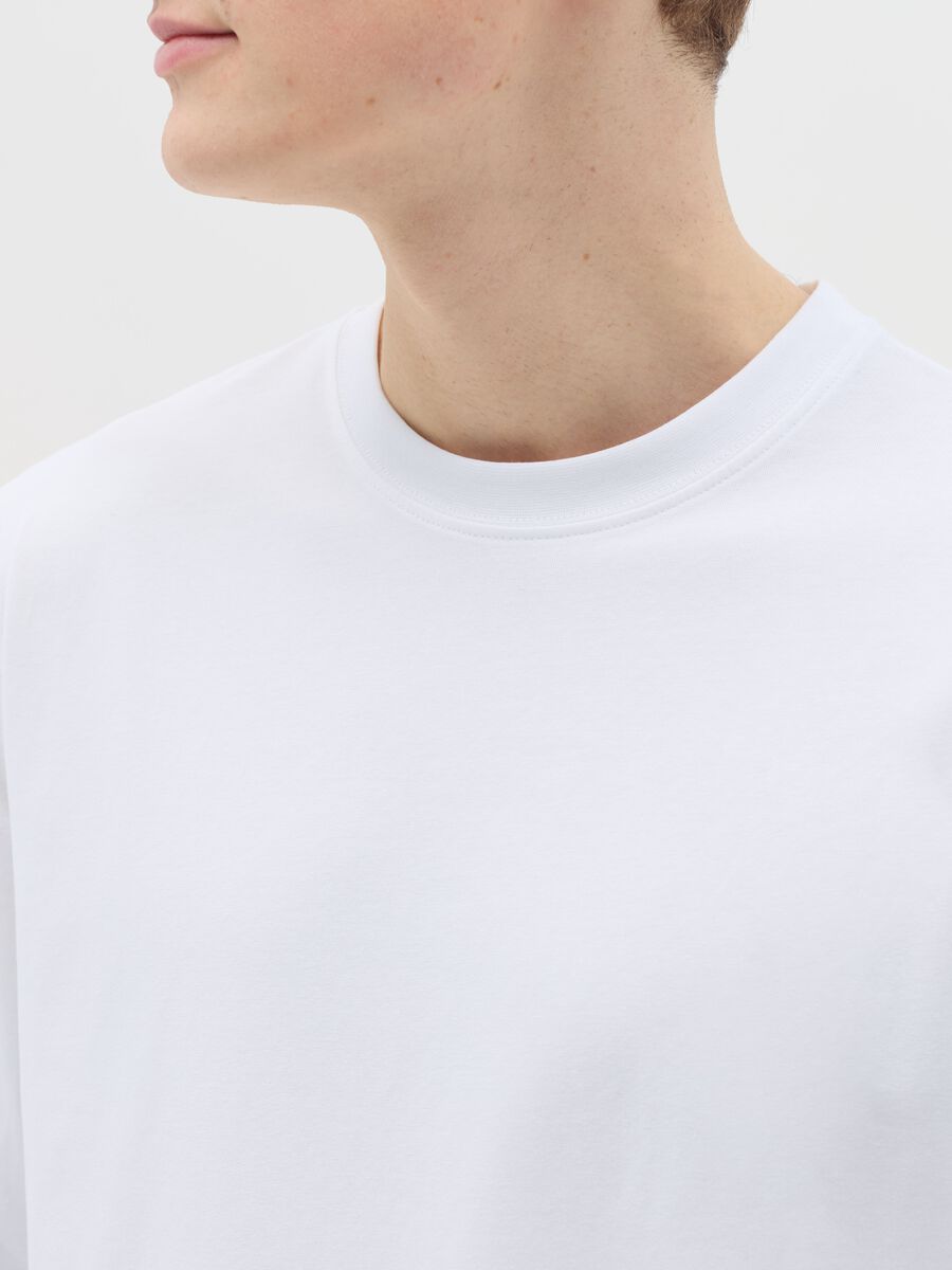 Long-sleeved T-shirt in stretch cotton_2