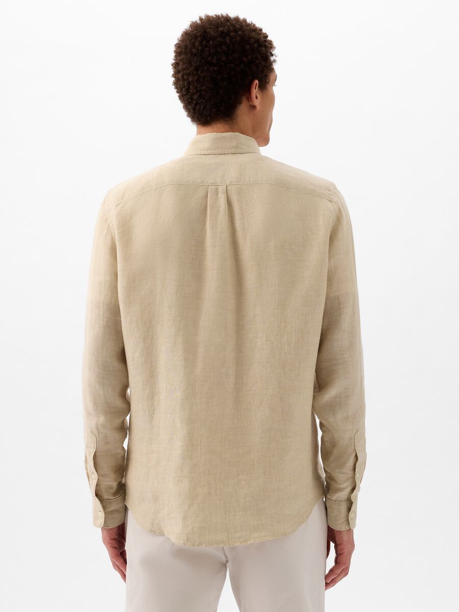 Regular-fit shirt in linen_2