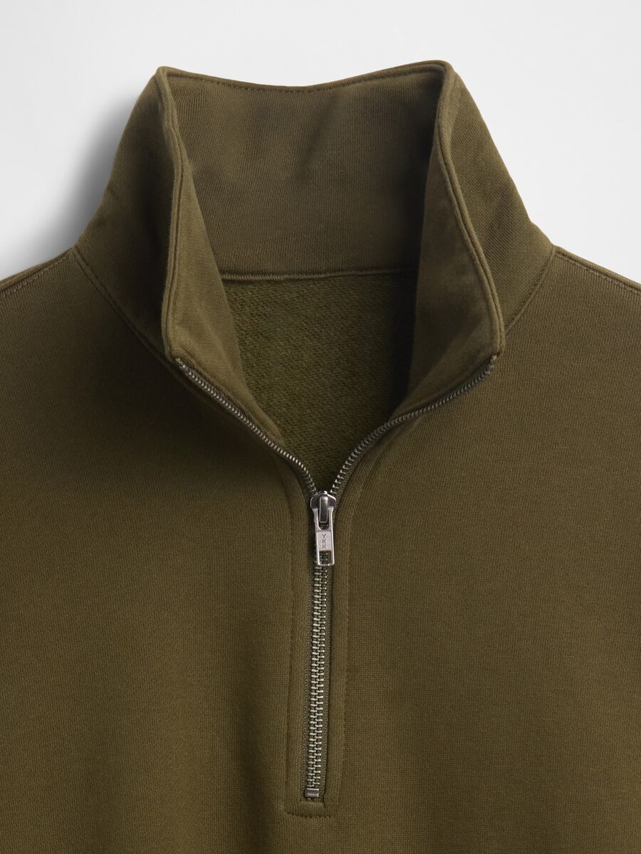 Green Half-Zip Sweatshirt_4