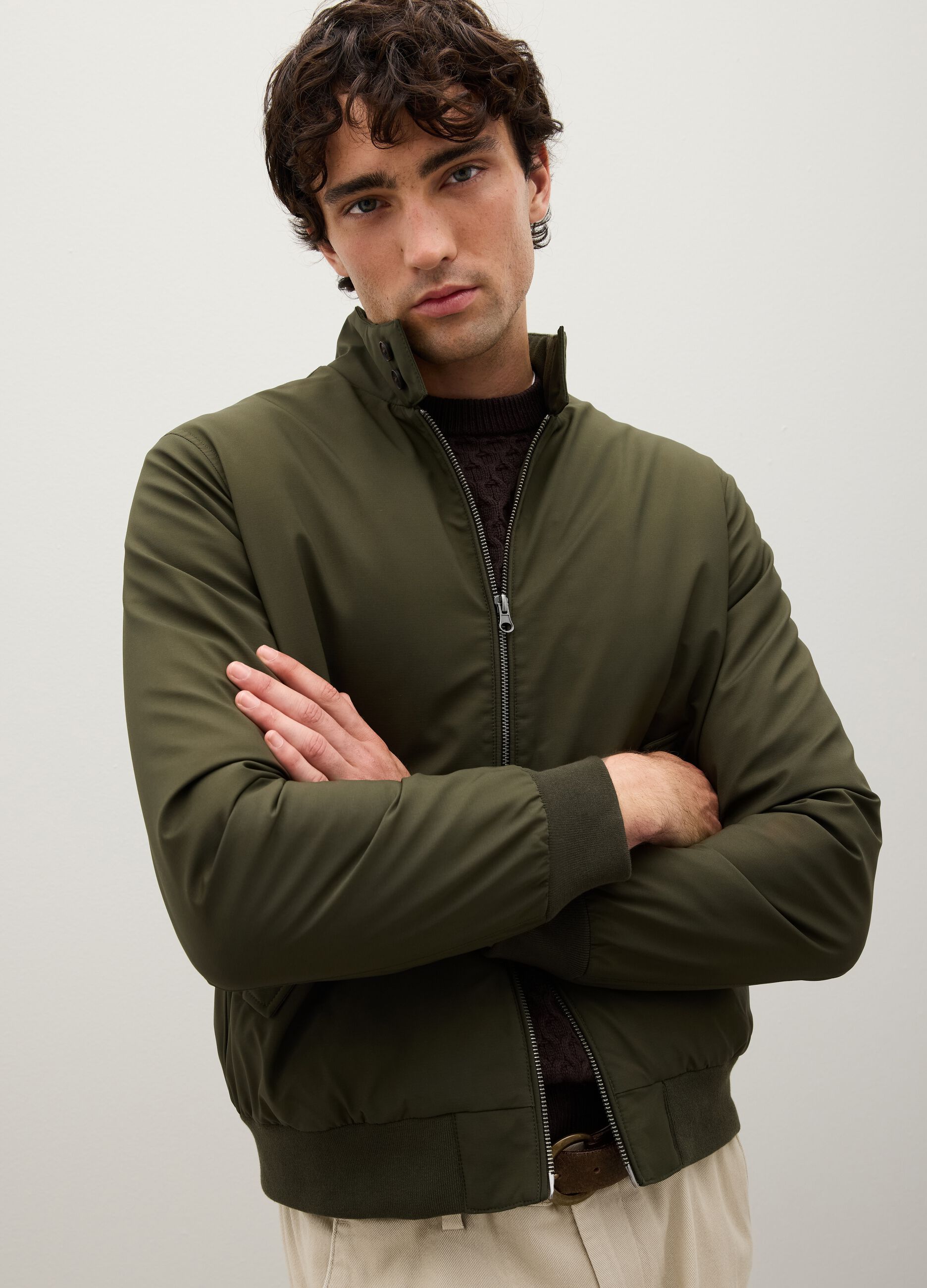 Giacca verde regular fit