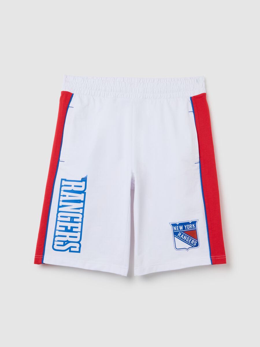 White Shorts with Rangers Print_4