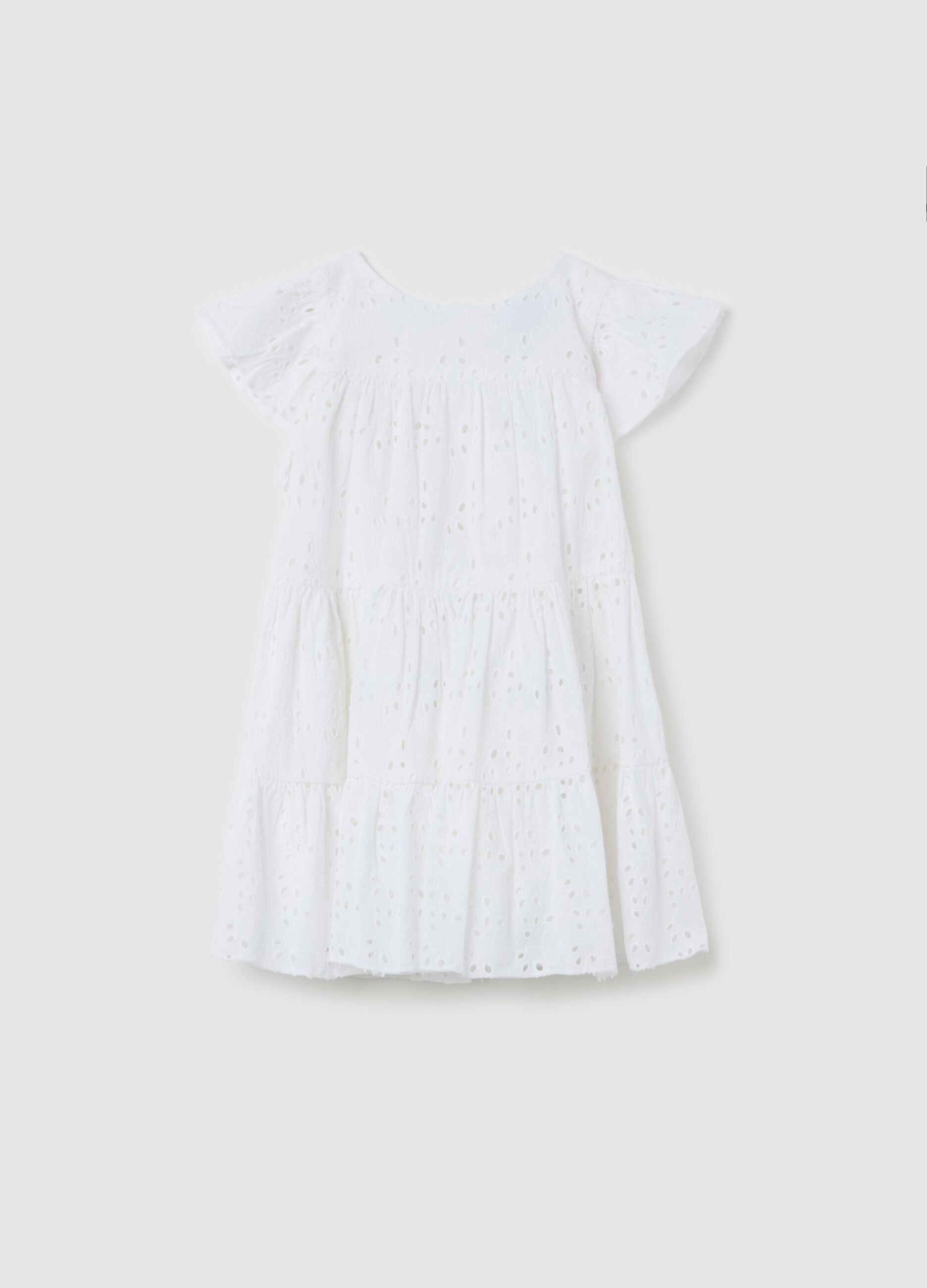 Cotton broderie anglaise dress
