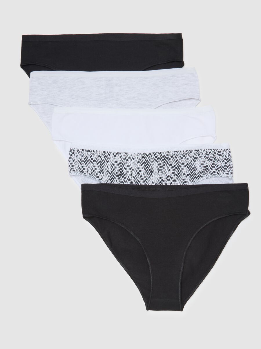 Set di slip in cotone multicolor regular fit_4