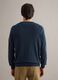 Blue Cotton Jumper, Regular Fit_2