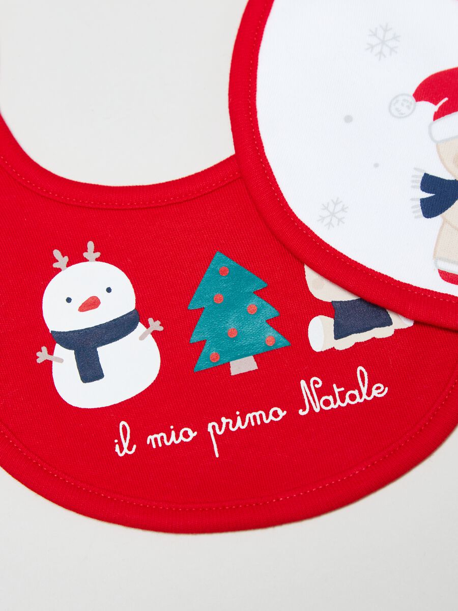 Bipack bavette con stampa natalizia_2