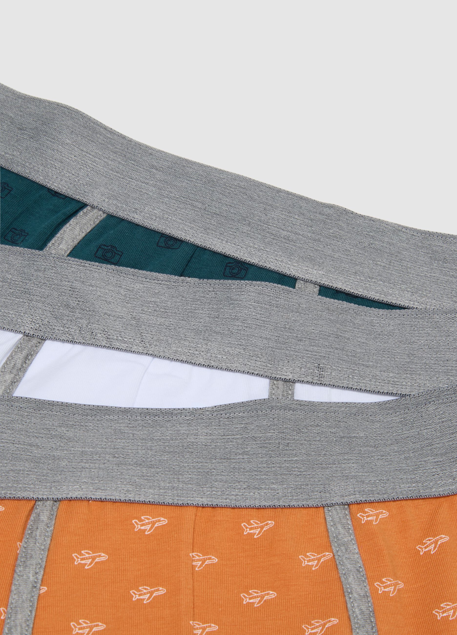Multicolor blue cotton boxer regular fit