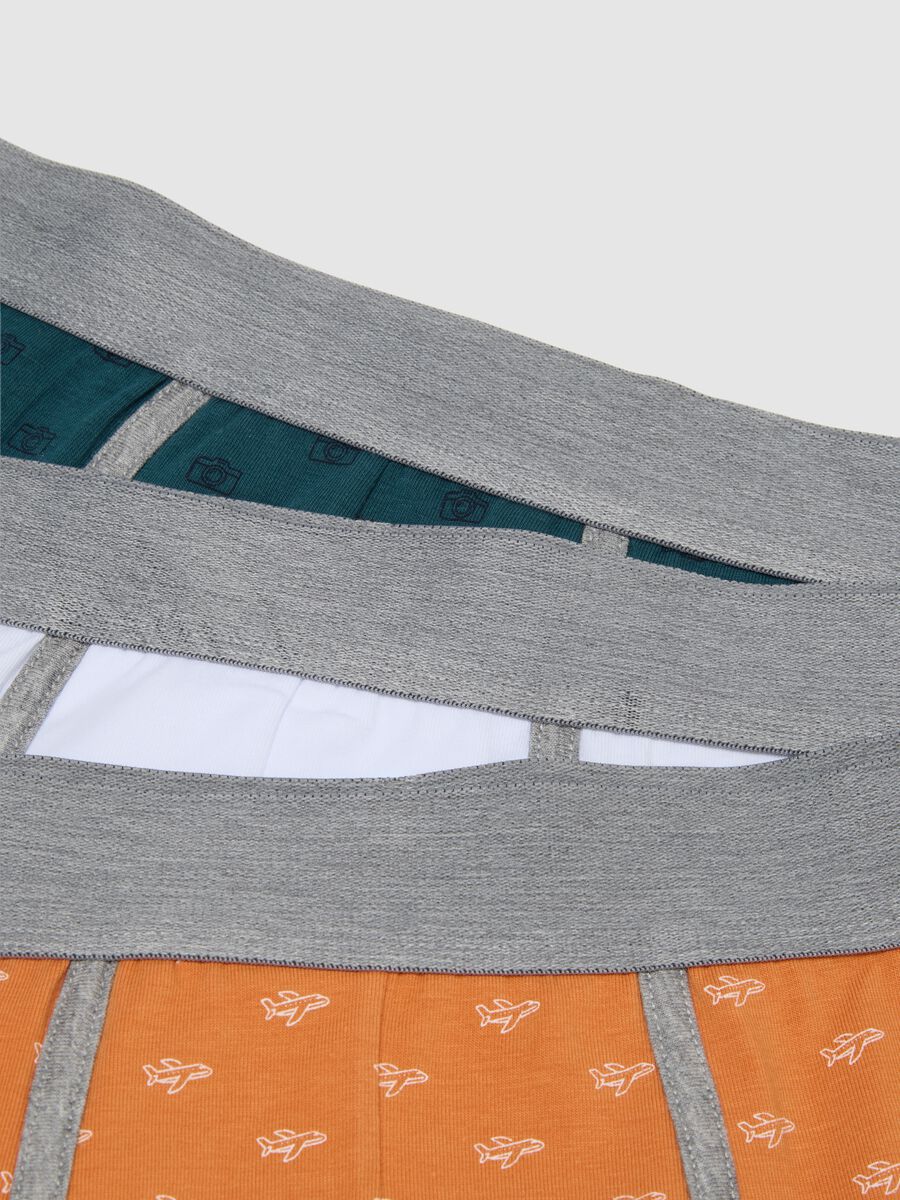 Multicolor blue cotton boxer regular fit_5