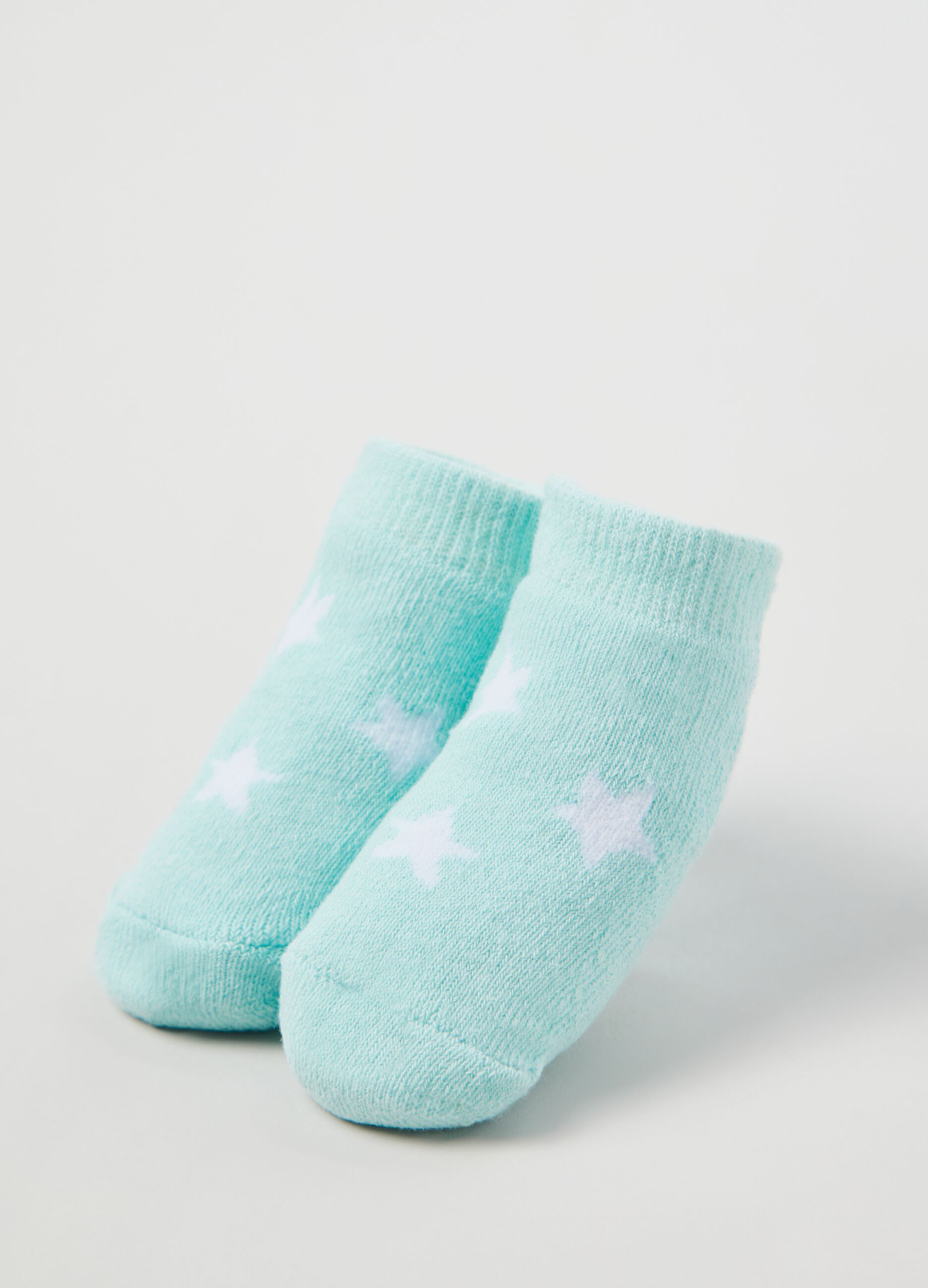 French terry shoes with stars