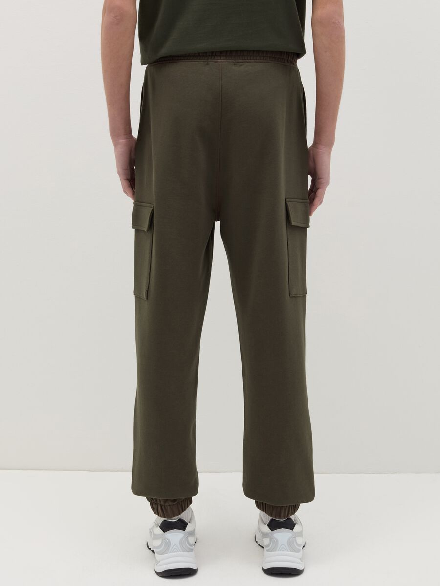Cargo joggers with elasticated trims_2