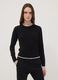 Maglia nera in misto viscosa a maniche lunghe_2