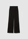 Black flare fit trousers_4
