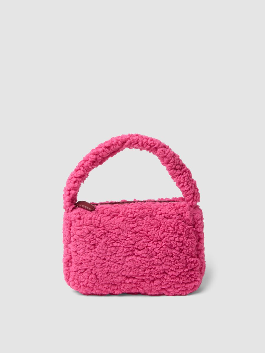 Pink bag with short handle_0