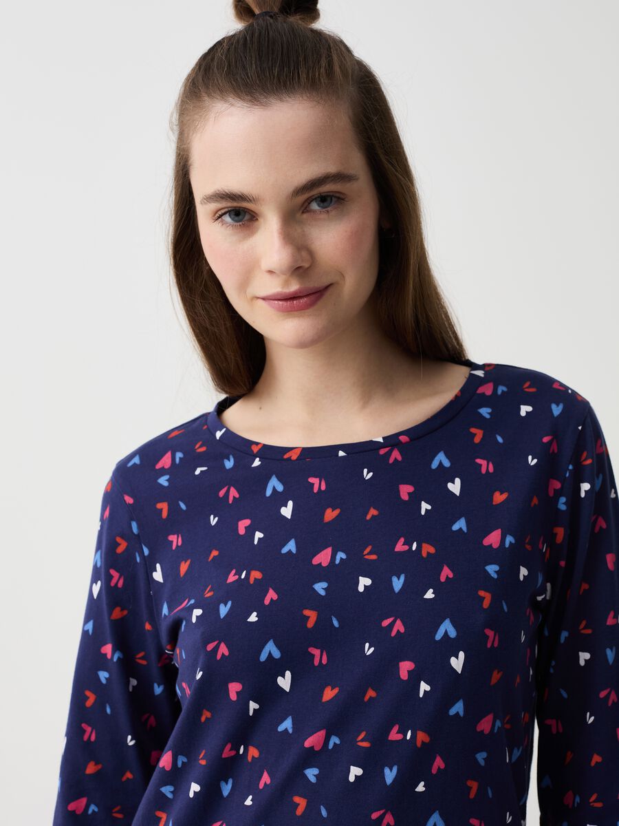 Nightdress with hearts print_1