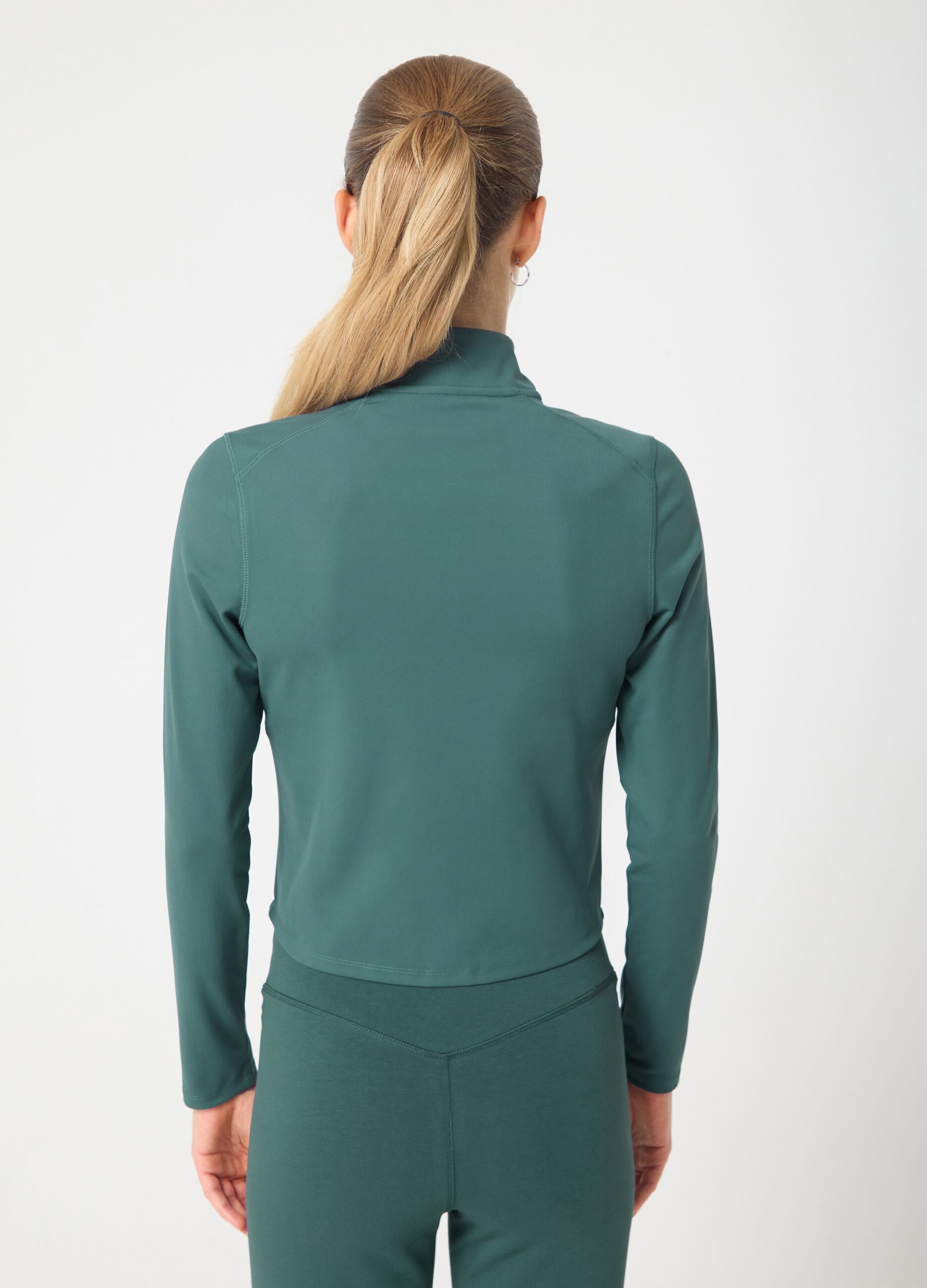 Full-zip sportiva in tessuto elasticizzato ALTAVIA STUDIO